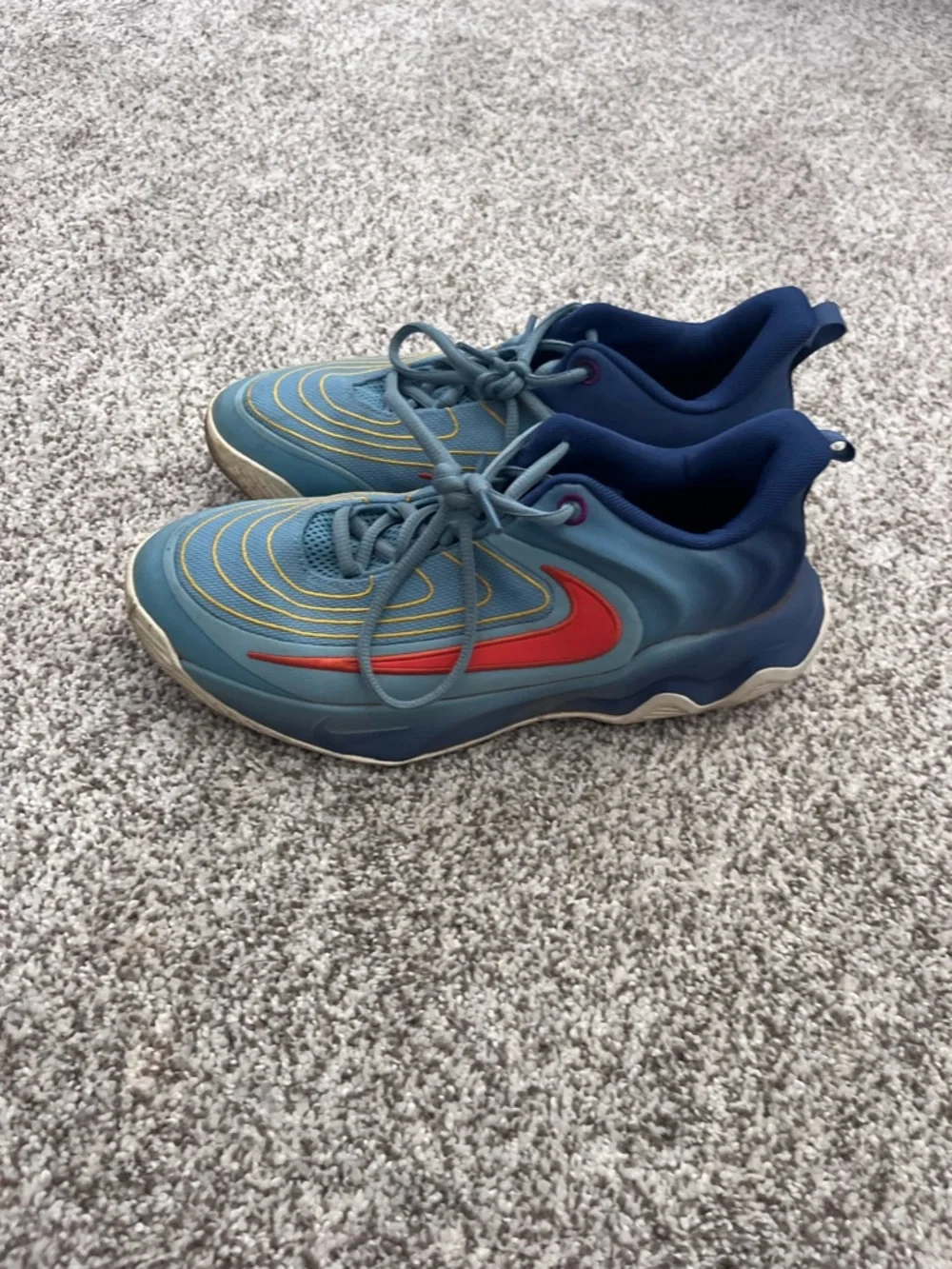 Nike Giannis Immortality 4 Blue Red Youth 6.5Y Women’s 8 Basketball Sneakers - Picture 5 of 8